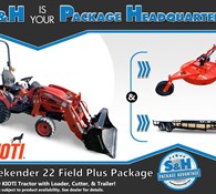Kioti S&H Weekender 22 Field Plus Package CS2210 22 HP Thumbnail 1