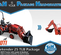 Kioti S&H Weekender 25 TLB Package CS2510 24.5 HP Thumbnail 1