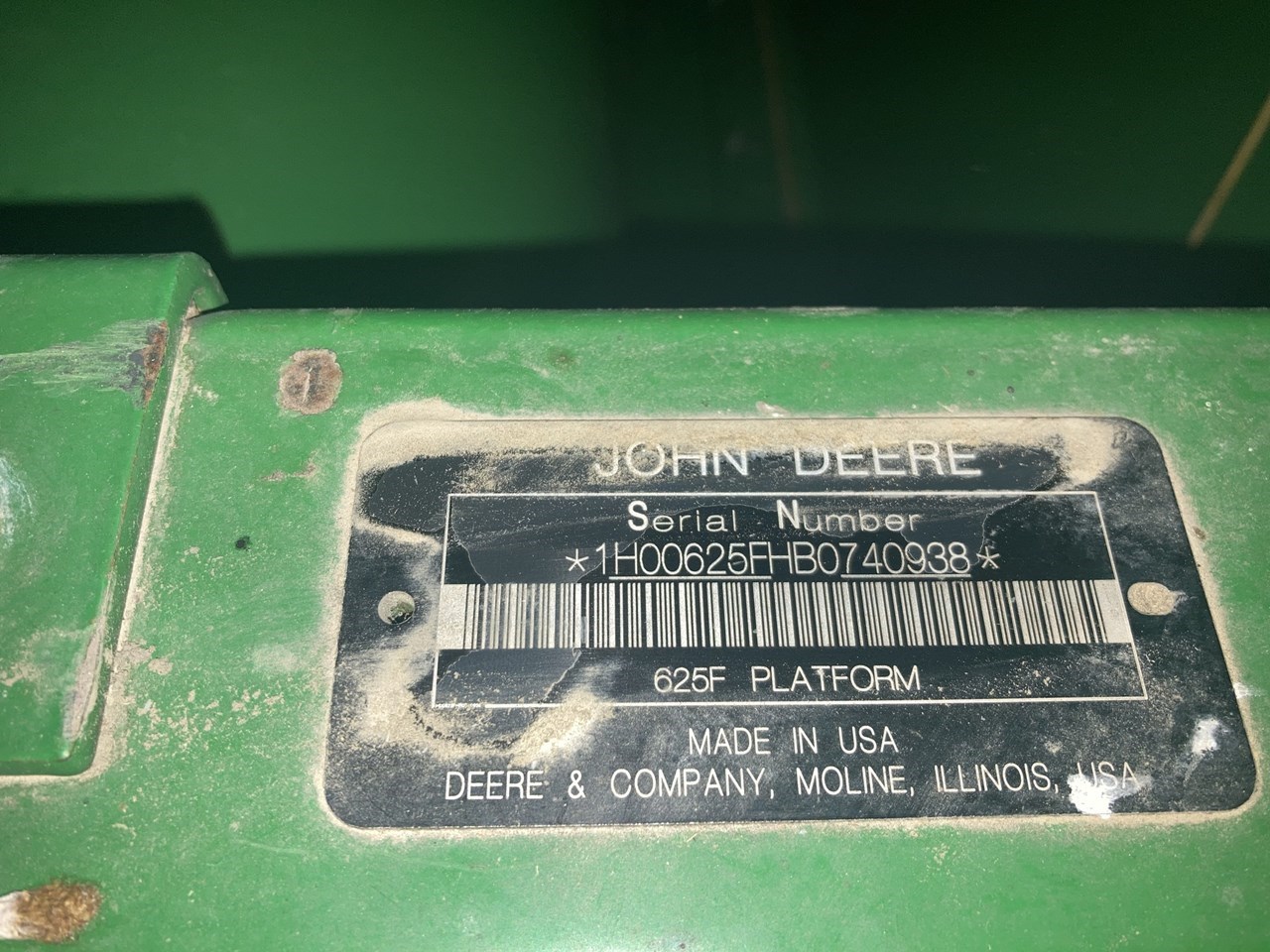 2011 John Deere 625F Combine Header-Auger/Flex For Sale