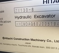 2023 Hitachi ZX130-6 Thumbnail 2
