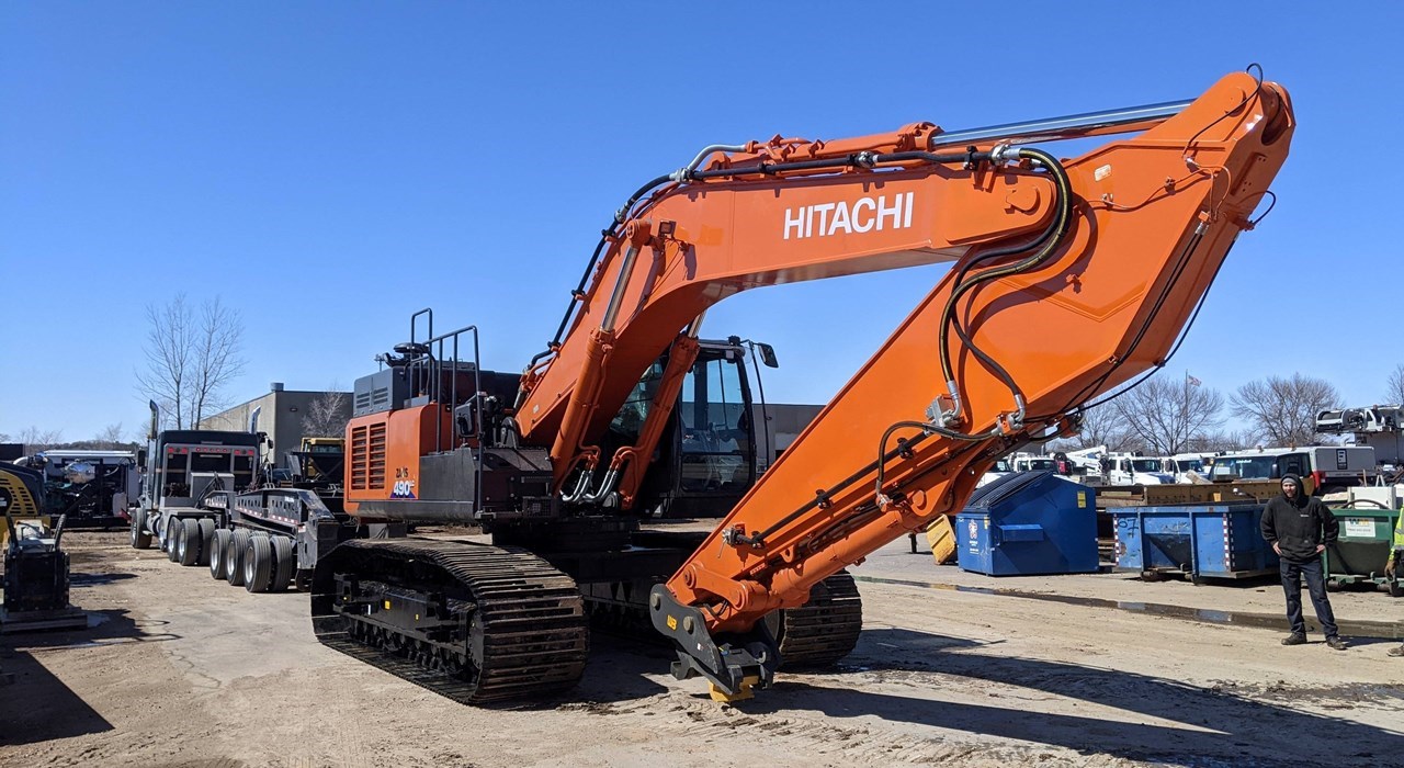 2023 Hitachi ZX490LC-6 Excavator-Track For Sale in Shakopee Minnesota