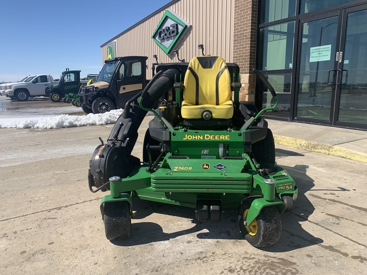 2020 John Deere Z740R Zero Turn Mower For Sale in Sibley Iowa