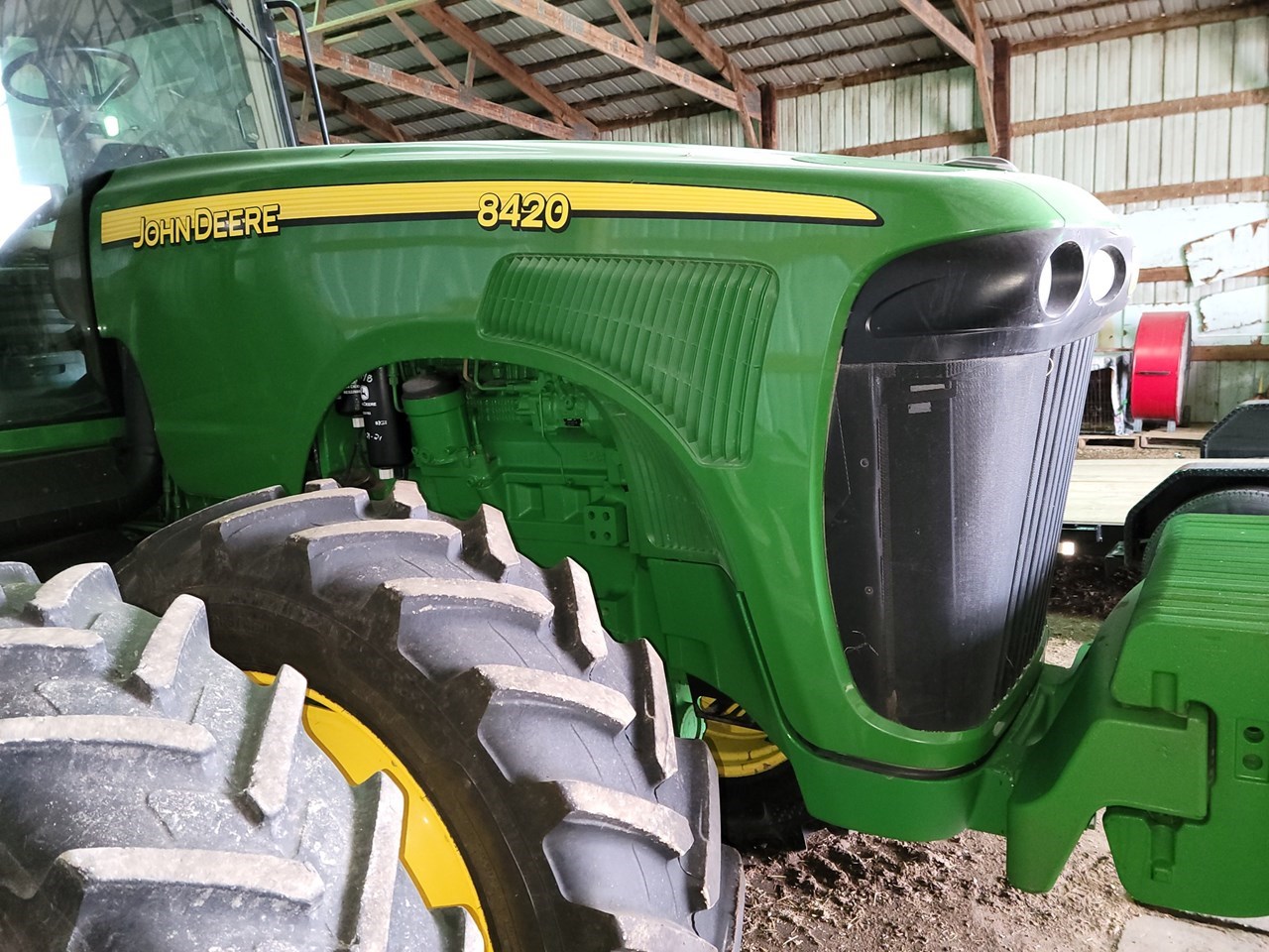 2004 John Deere 8420 Tractor Row Crop For Sale in Lowden Iowa