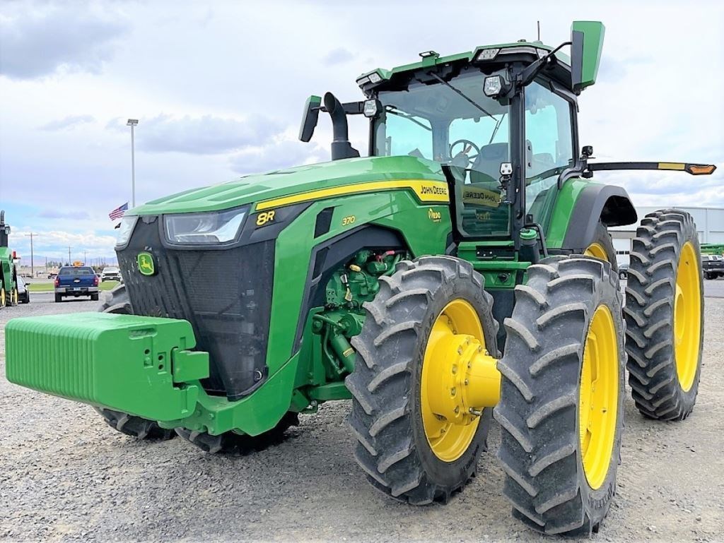2022 John Deere 8R 370 Row Crop Tractor برسم البيعHermiston Oregon