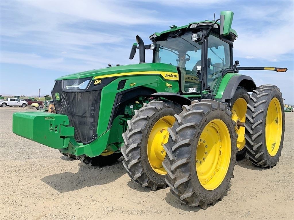 2022 John Deere 8R 340 Row Crop Tractor برسم البيعHermiston Oregon