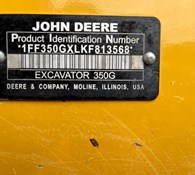 2019 John Deere 350G LC Thumbnail 9