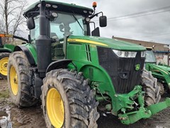 Tractor - Row Crop For Sale 2016 John Deere 7230R , 230 HP