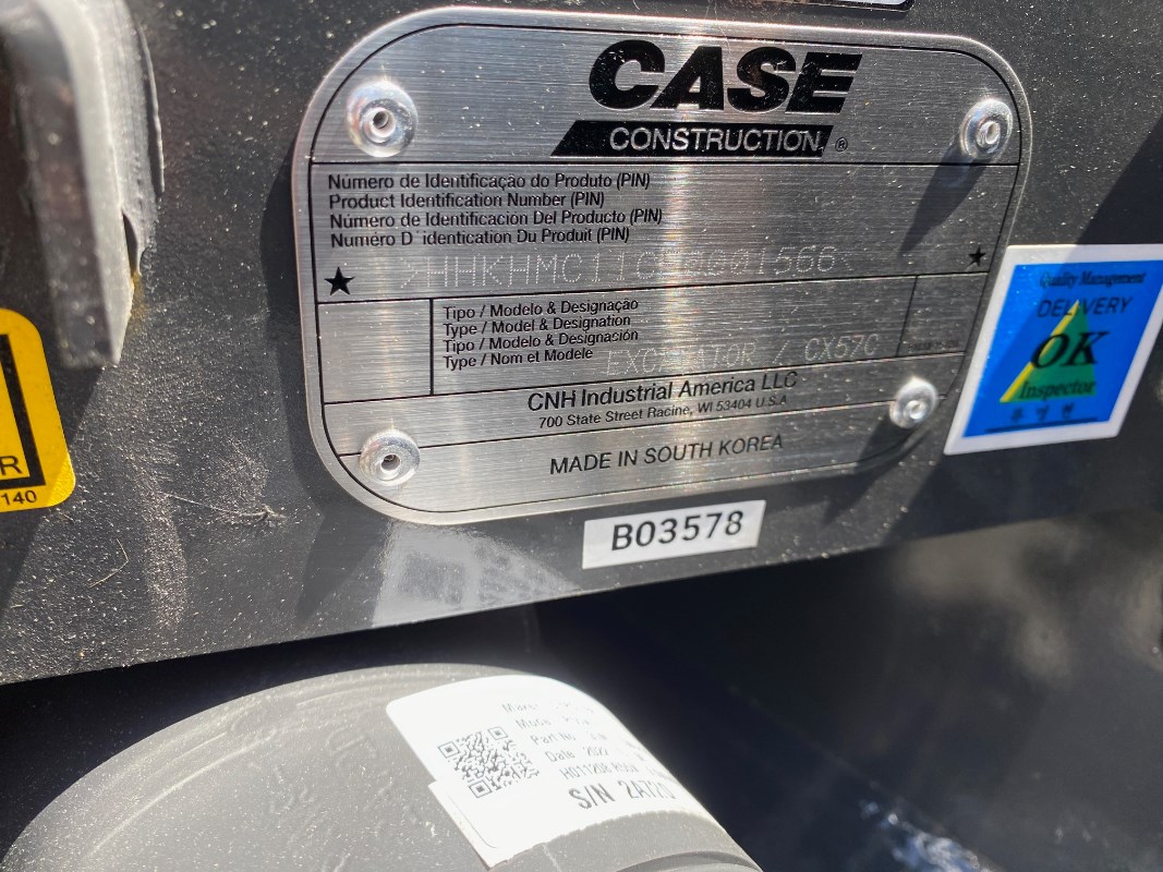 2023 Case CX57C Mini Excavator For Sale in Paducah Kentucky