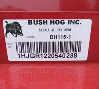 2021 Bush Hog BH115-1 Thumbnail 8