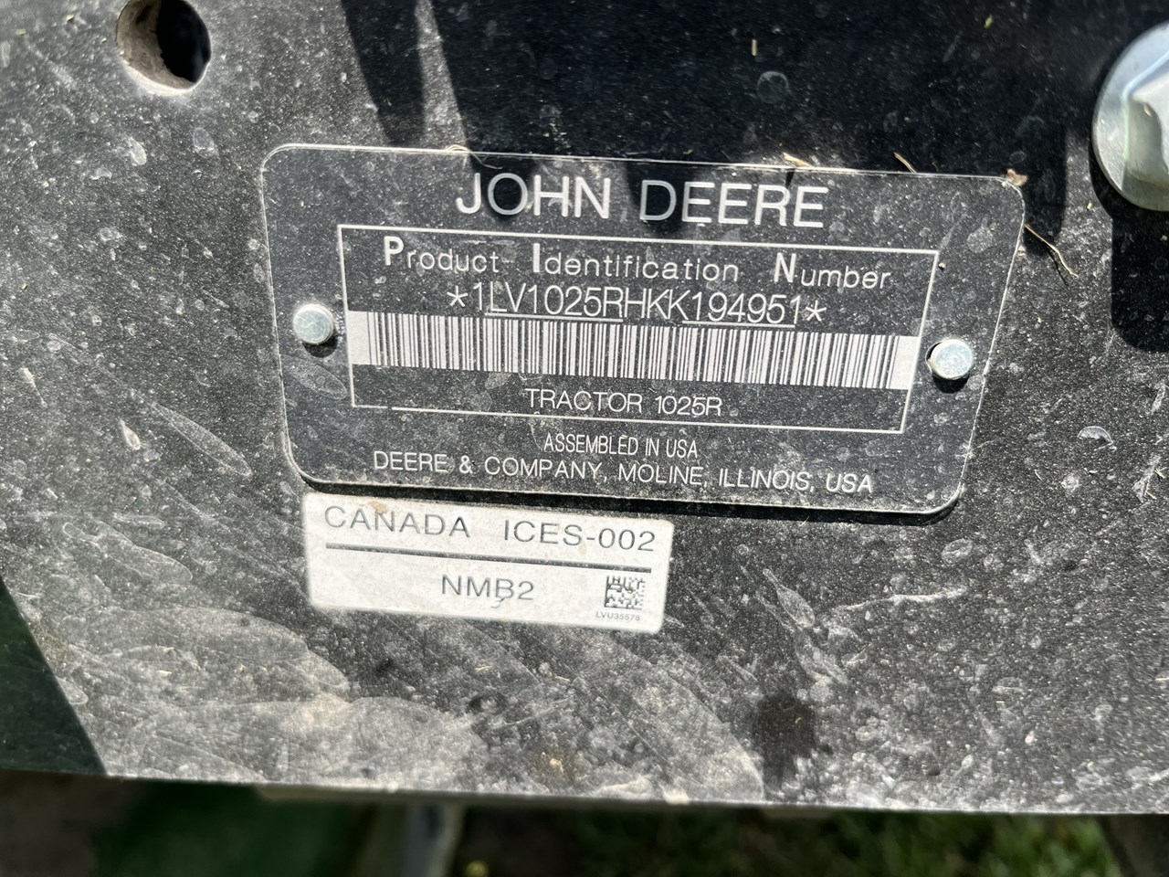 2020 John Deere 1025R Compact Utility Tractor For Sale in Curryville