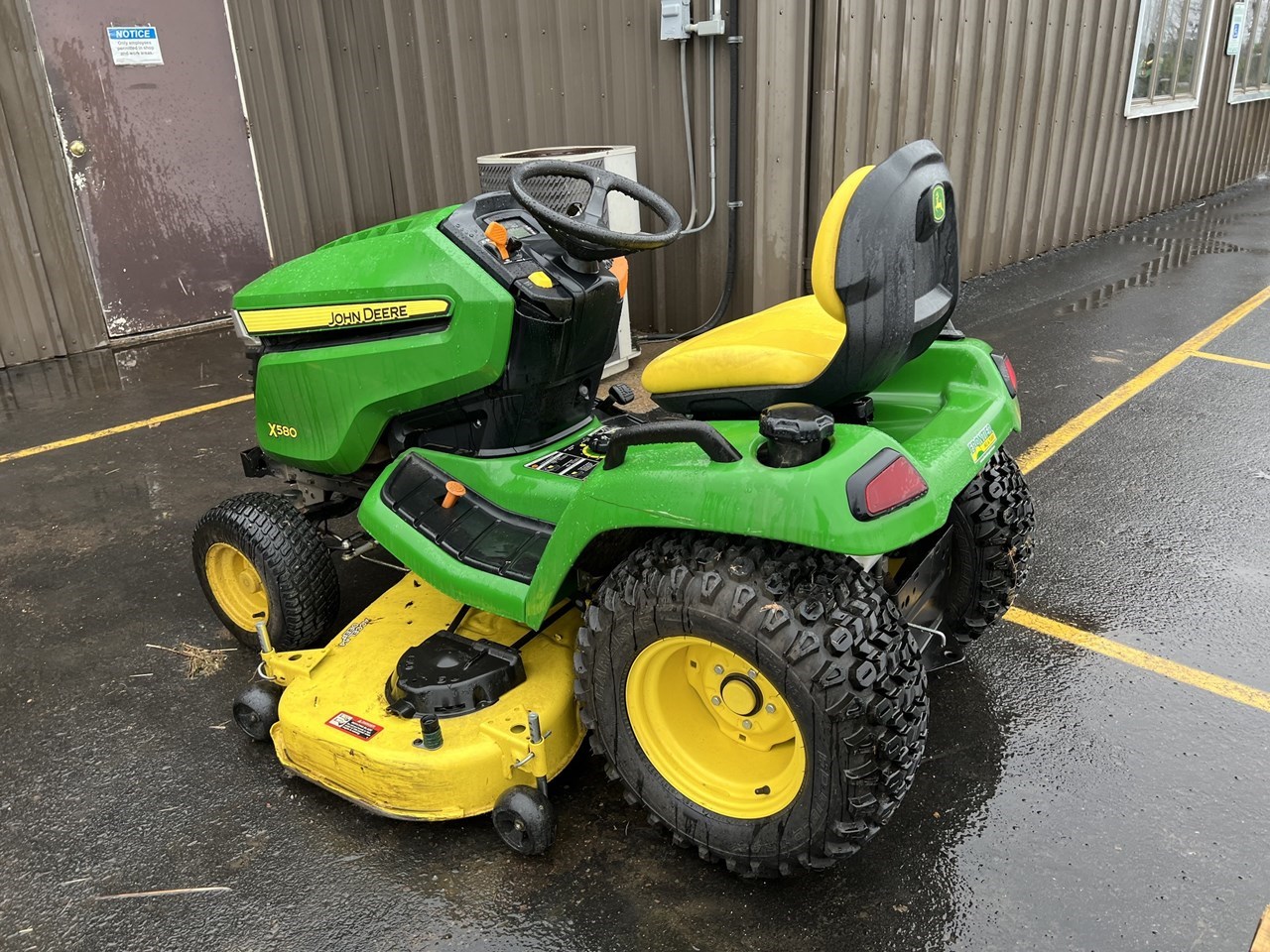 2016 John Deere X580 Riding Mower For Sale in Turtle Lake Wisconsin