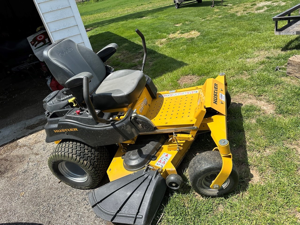 2016 Hustler Raptor SD 54 Zero Turn Mower For Sale in Orleans Indiana