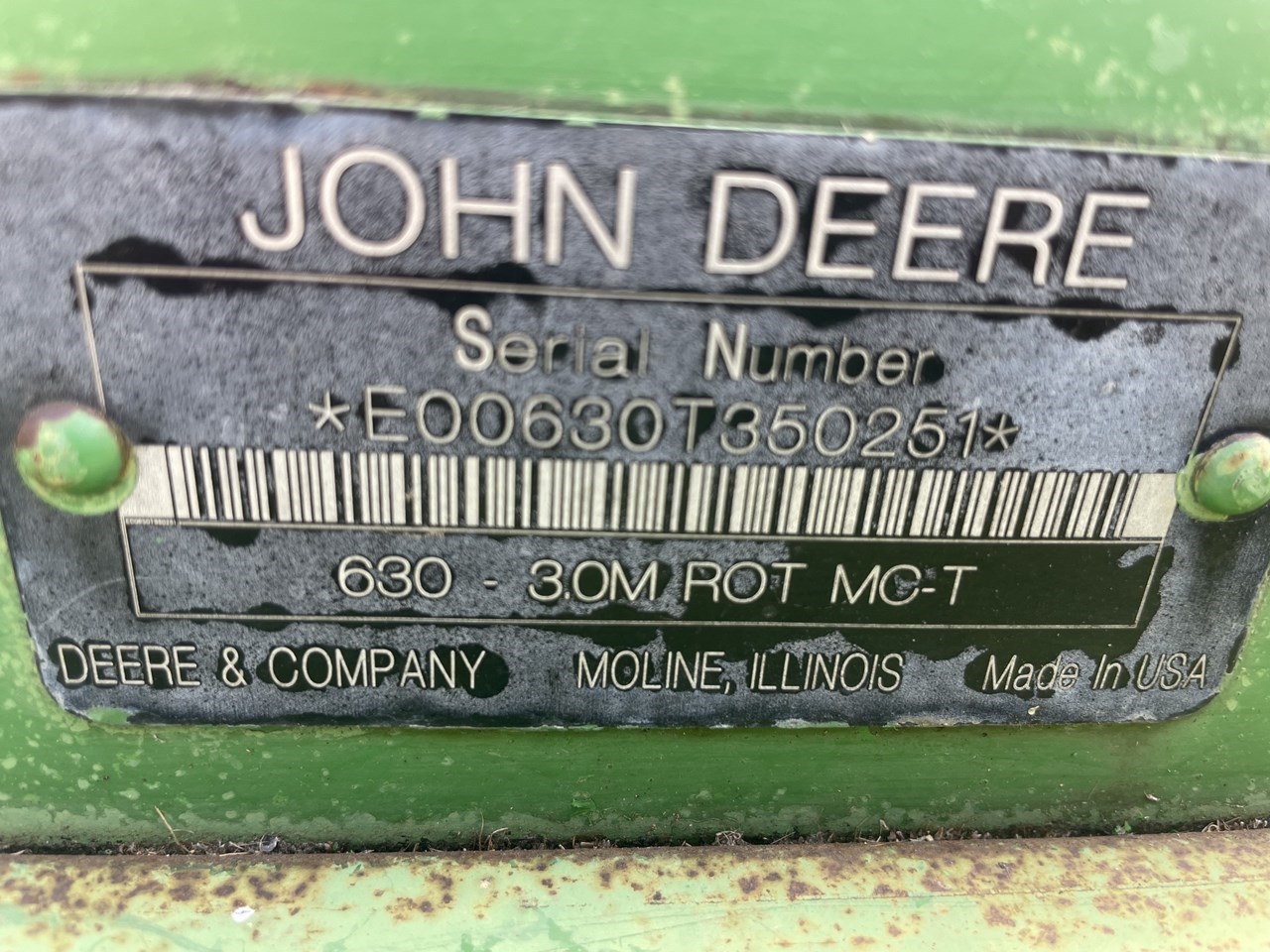 2009 John Deere 630 Mower Conditioner For Sale