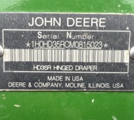 2021 John Deere HD35R Thumbnail 11