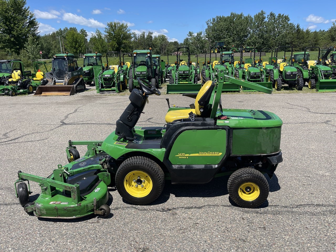 John deere front discount mower for sale