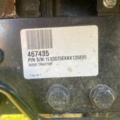 2019 John Deere 3025E Tractor - Compact Utility For Sale