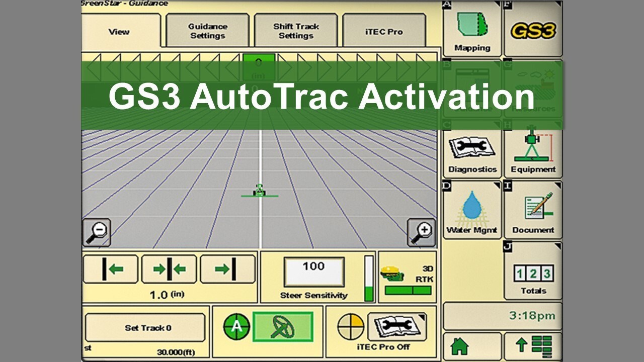 John Deere GS3 AutoTrac Activation Precision Farming For Sale in Hays
