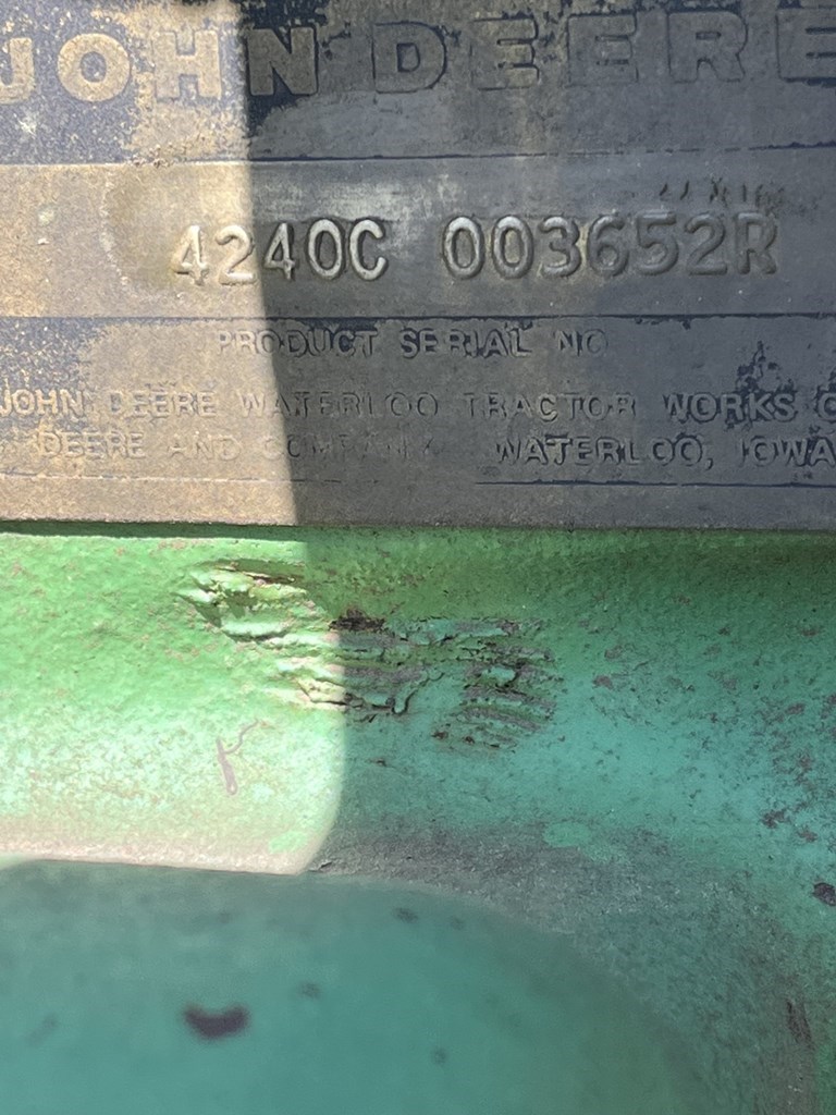 1978 John Deere 4240 Row Crop Tractor For Sale in Clymer New York