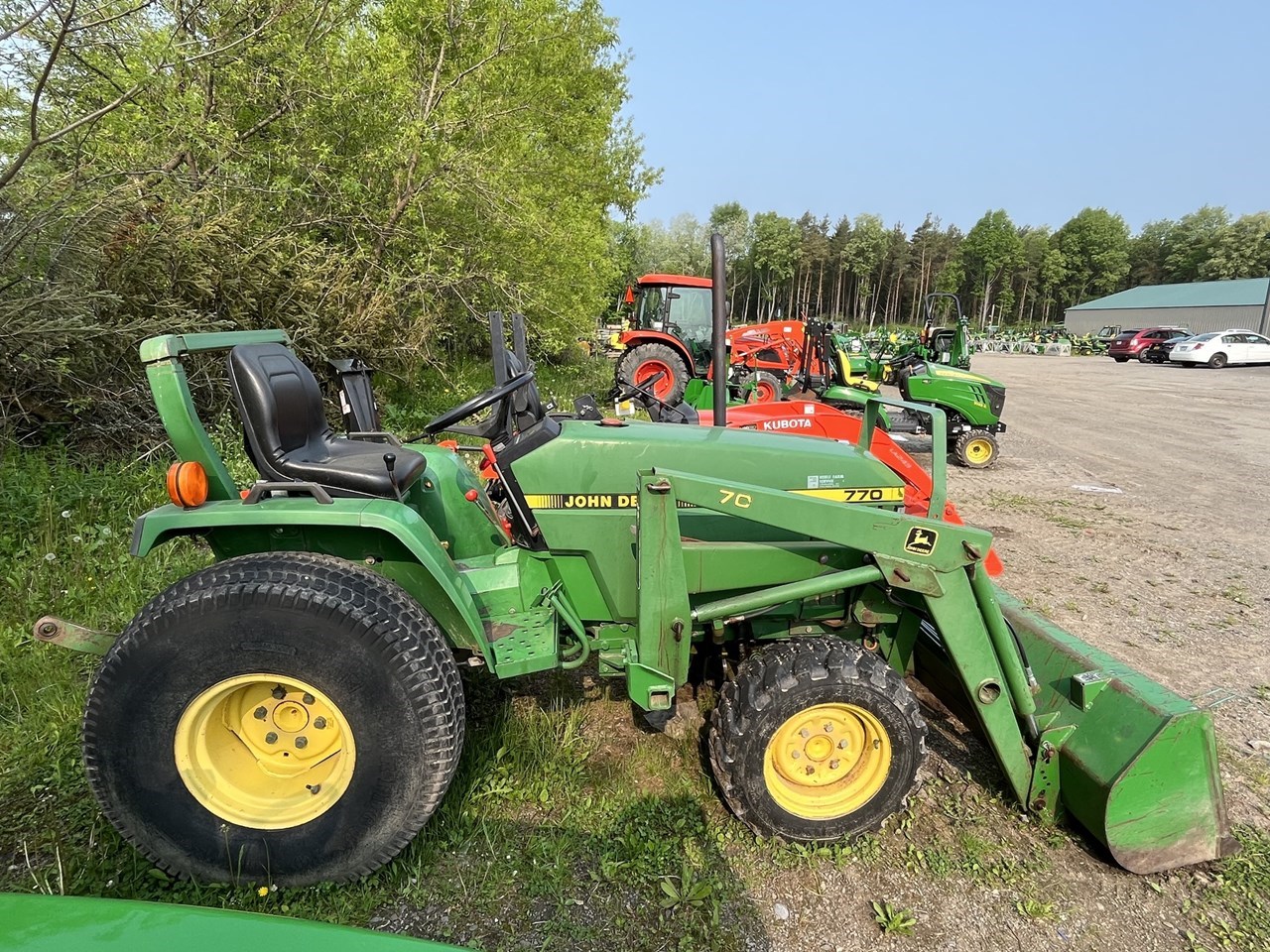 1989 John Deere 770 Compact Utility Tractor For Sale in Springville New