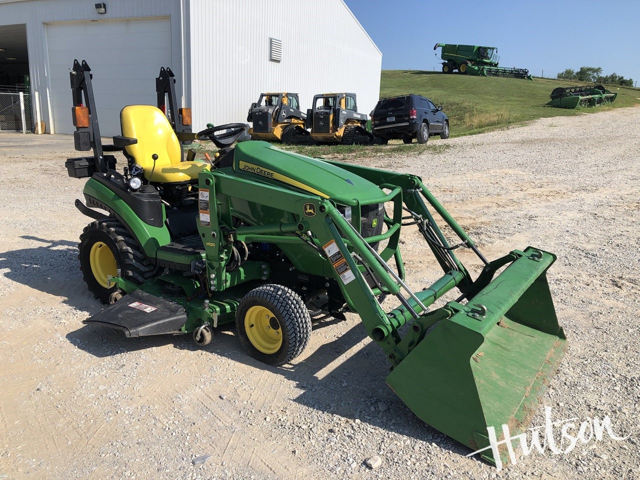 2014 John Deere 1025R Compact Utility Tractor For Sale in Elnora Indiana