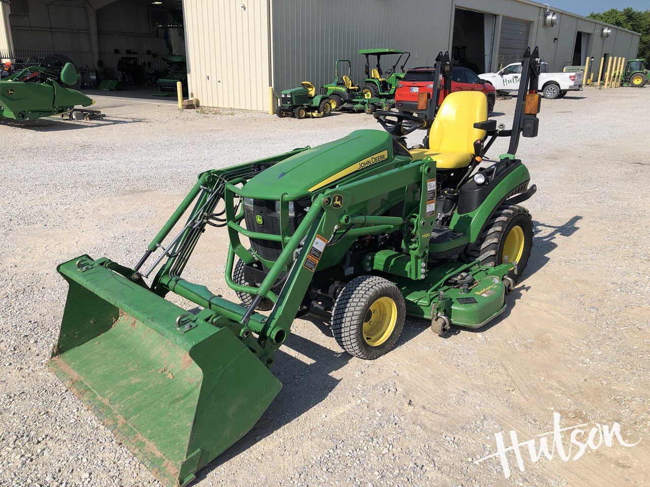 2014 John Deere 1025R Compact Utility Tractor For Sale in Elnora Indiana