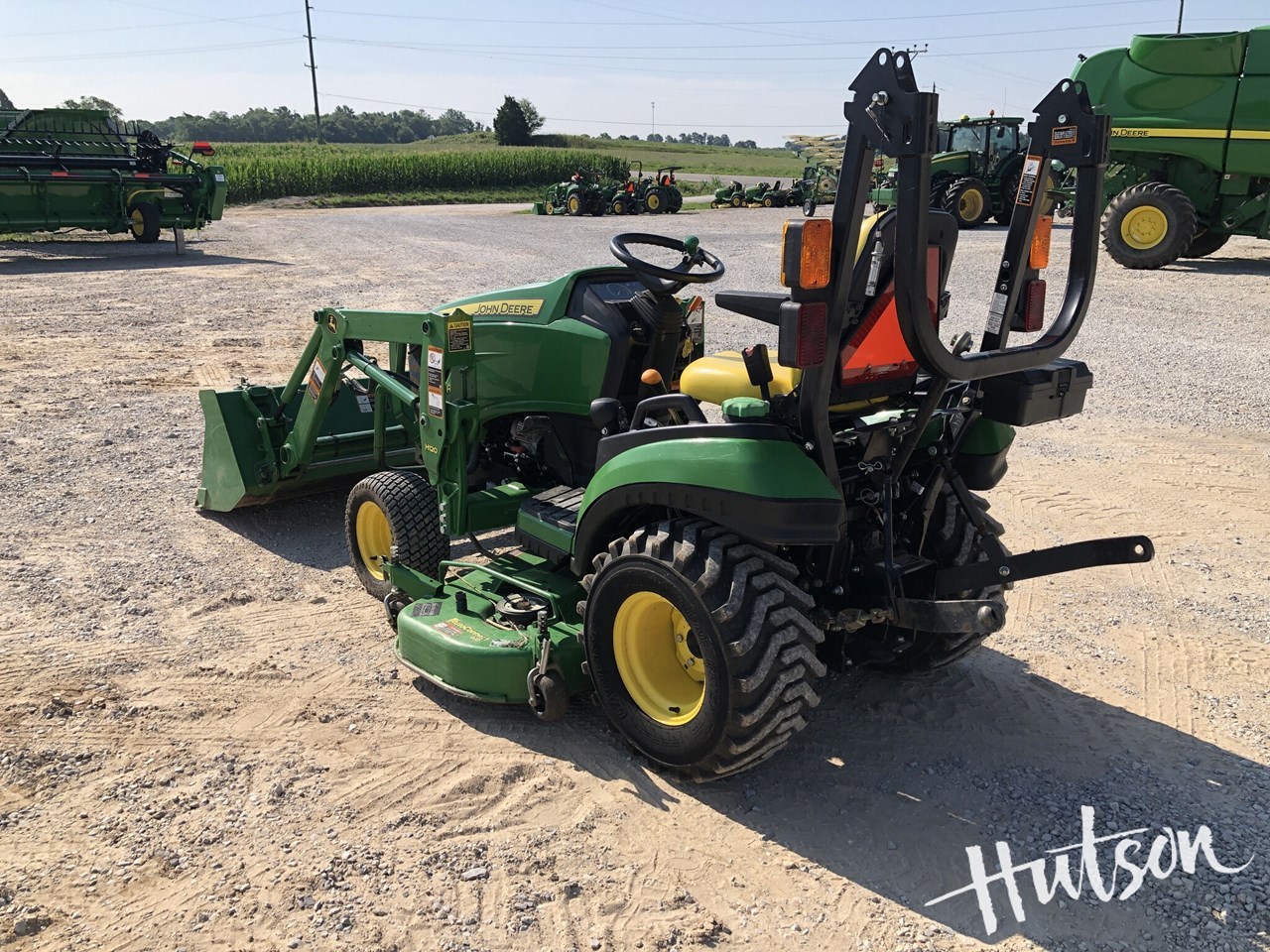2014 John Deere 1025R Compact Utility Tractor For Sale in Elnora Indiana