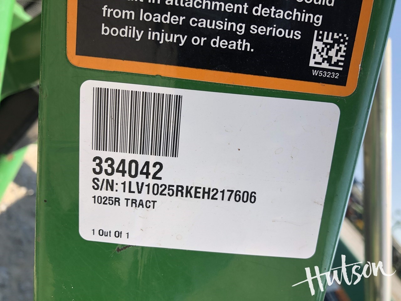 2014 John Deere 1025R Compact Utility Tractor For Sale in Elnora Indiana