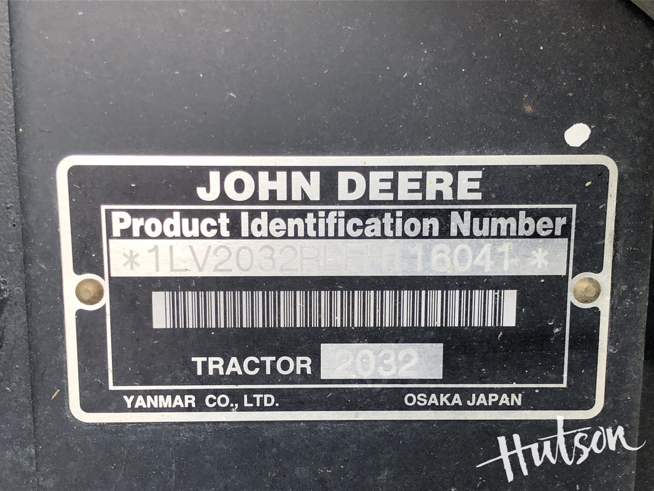 2015 John Deere 2032R Compact Utility Tractor For Sale in Poseyville