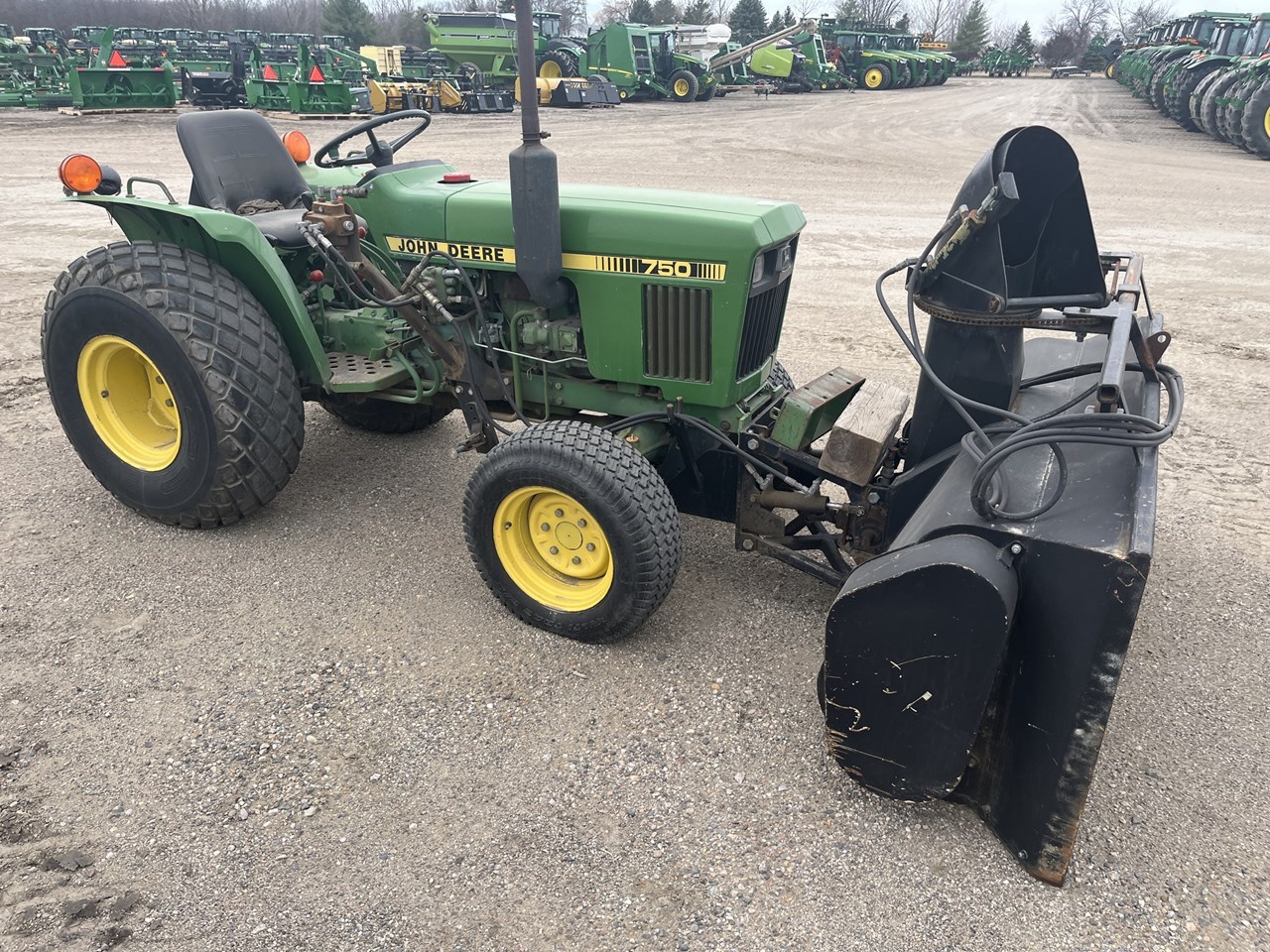 1981 John Deere 750 Compact Utility Tractor For Sale in Glencoe Minnesota