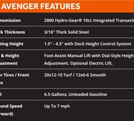2023 Bad Boy ZT Avenger Kawasaki FR691 726cc 54" Thumbnail 2