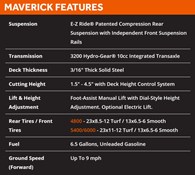 2023 Bad Boy Maverick HD Kawasaki FX691 726cc 48" Thumbnail 6