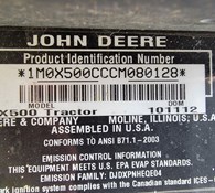 2013 John Deere X500 Thumbnail 15