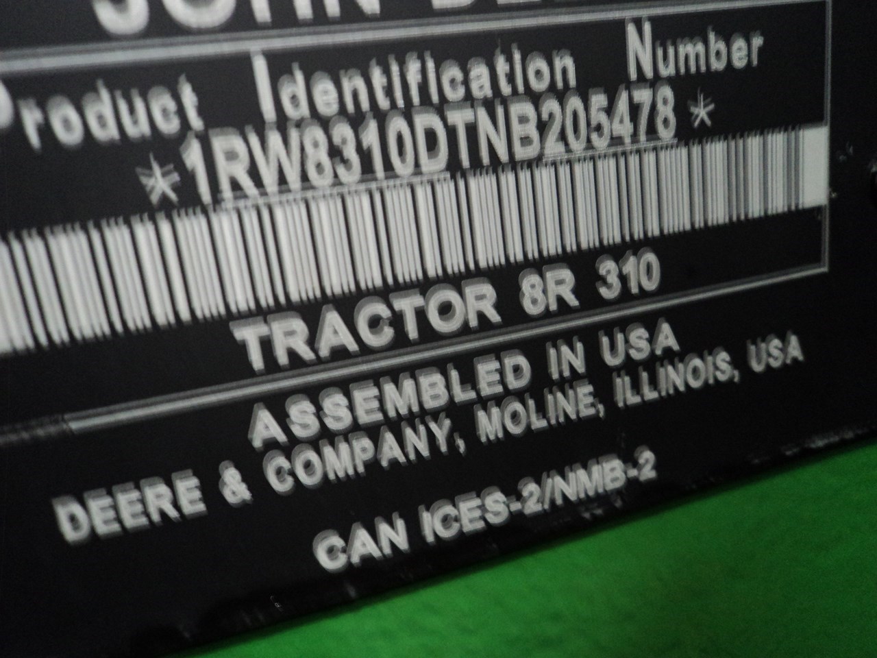 2022 John Deere 8R 310 Tractor Row Crop For Sale in Macedonia Iowa