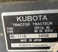 2019 Kubota M5-111 Thumbnail 13