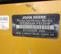 2018 John Deere 350G LC Thumbnail 21