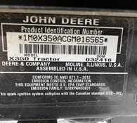 2016 John Deere X350 Thumbnail 9