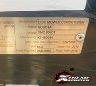 2016 Kubota Disc Mower Conditioners DMC DMC8540T Thumbnail 5