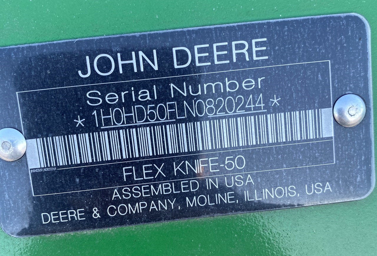 2022 John Deere HD50F Thumbnail 12