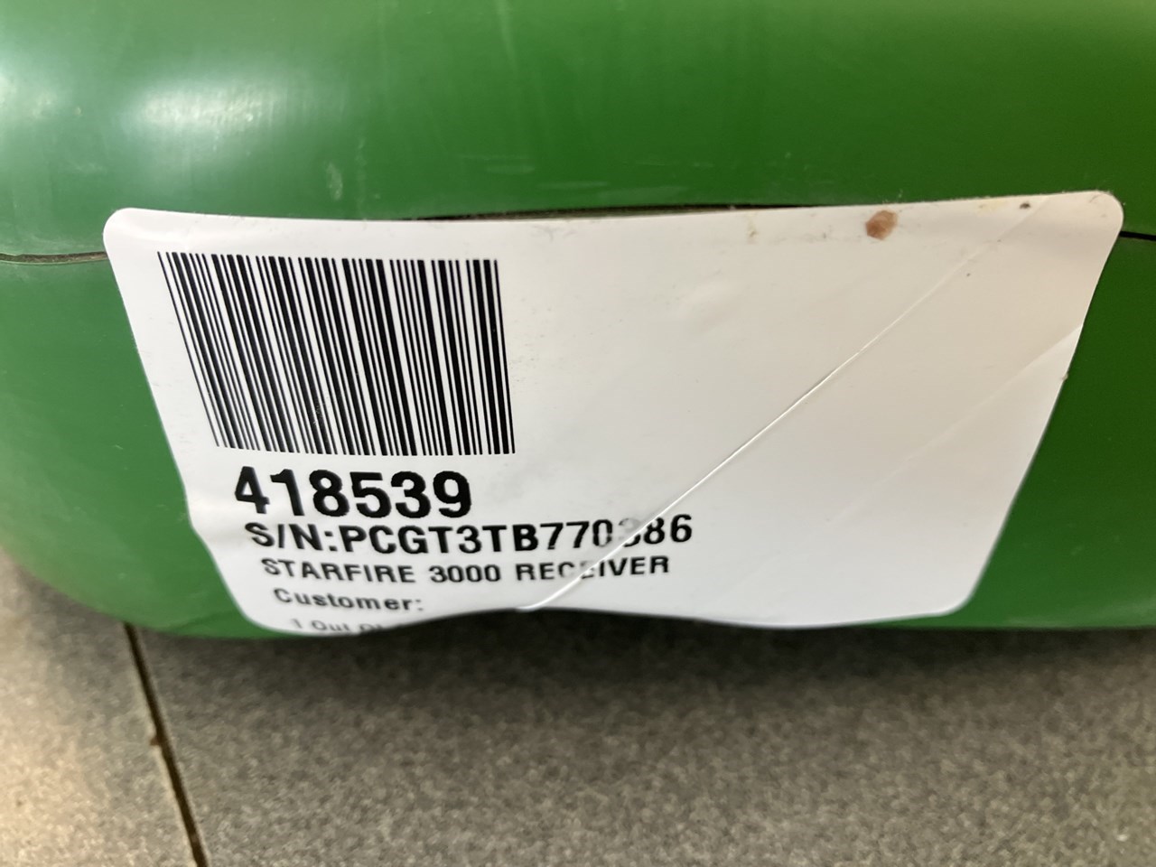 John Deere STARFIRE 3000 RECEIVER W/ RTK 450 RADIO Precision Farming