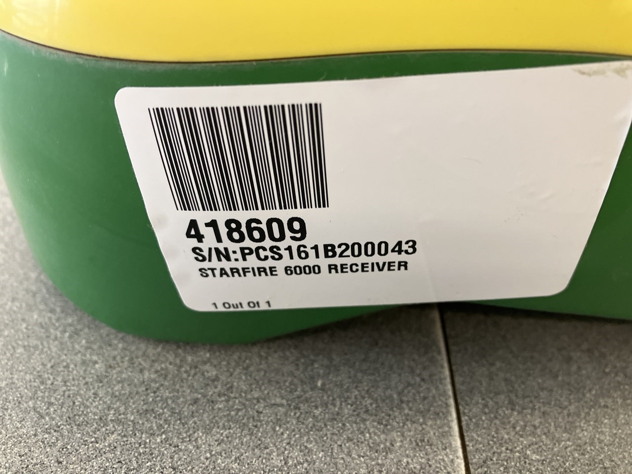 John Deere STARFIRE 6000 RECEIVER W/ SF3 RTK 450 RADIO Precision