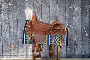 B20-236 Silver Show Saddles — Bob's Custom Saddles