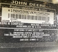 2020 John Deere X590 Thumbnail 4