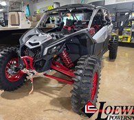 2024 Can-Am Maverick X3 MAX RS Turbo Fiery Red & Hyper Silver Thumbnail 1