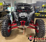 2024 Can-Am Maverick X3 MAX RS Turbo Fiery Red & Hyper Silver Thumbnail 2