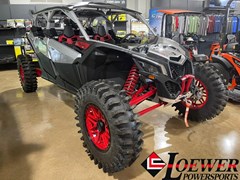 2024 Can-Am Maverick X3 MAX RS Turbo Fiery Red & Hyper Silver Thumbnail 3