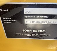 2022 John Deere 35G Thumbnail 5