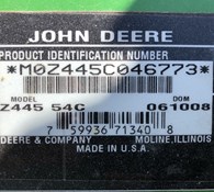 2008 John Deere Z445 Thumbnail 17