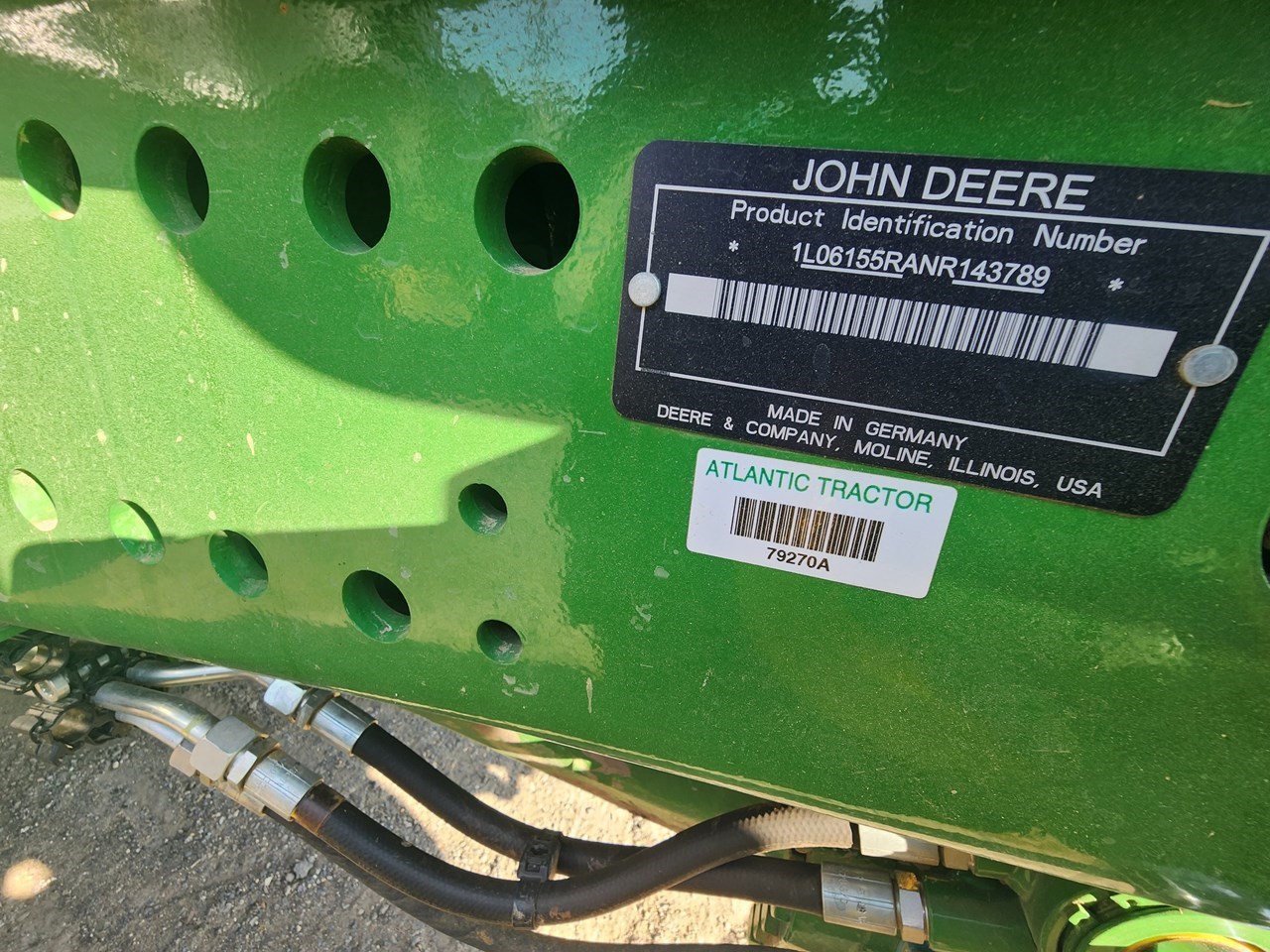 2022 John Deere 6155R Thumbnail 6