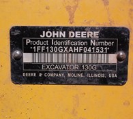 2018 John Deere 130G Thumbnail 9