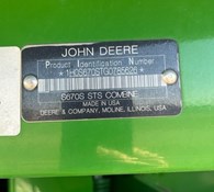 2016 John Deere S670 Thumbnail 19